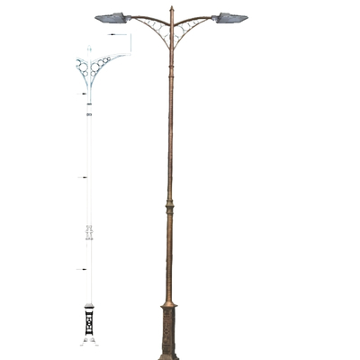 LI-8231-BKT 67-90006WL Decorative Outdoor Pole Light